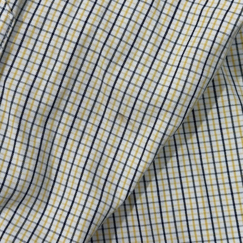 RALPH LAUREN  Yellow Checkered BUTTON SHIRT Size‎ Large Blaire - Picture 5 of 8